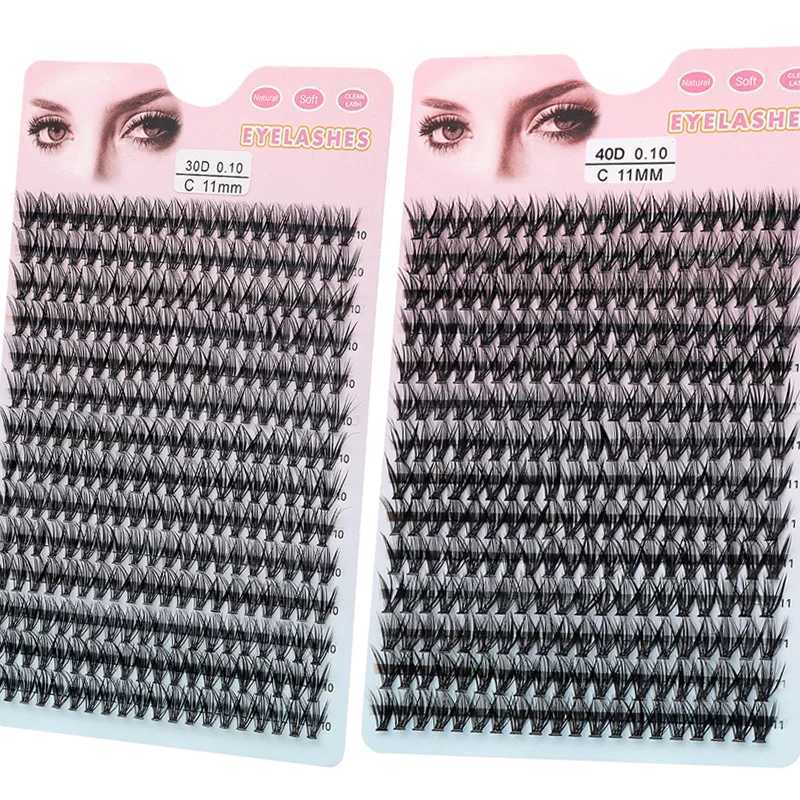 280/160pcs cluster eyelash types Graff eyelashes 8-16mm natural vivid eye makeup eyelashes extend personal eyelashesW241024
