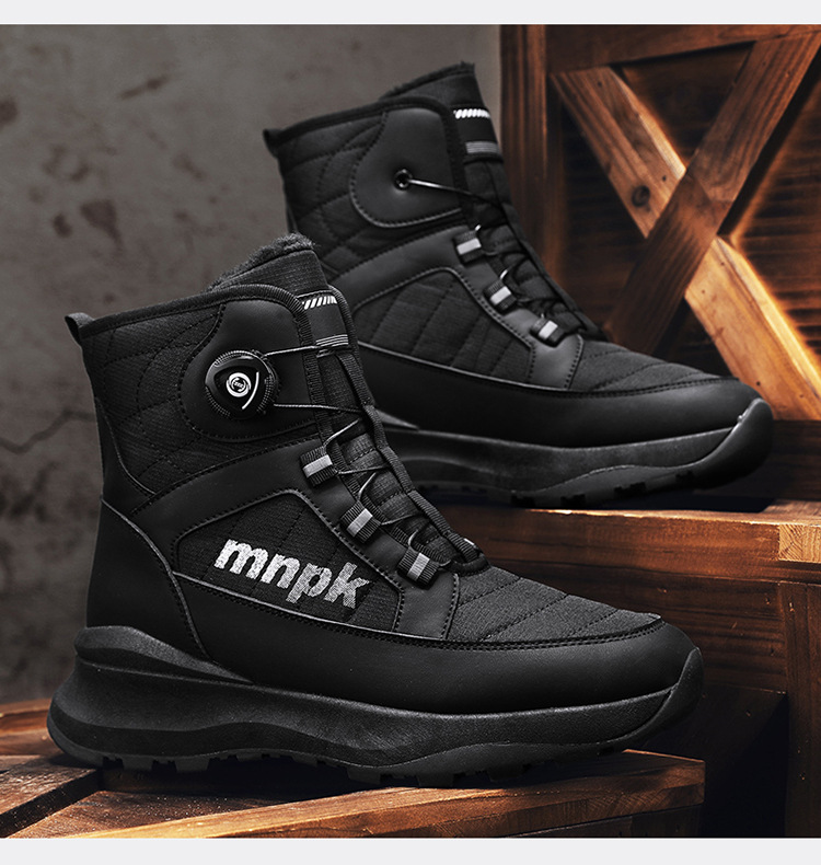 free shipping new designer men womens winter couple snow mens plush thick warm cotton shoes short boots a6bc