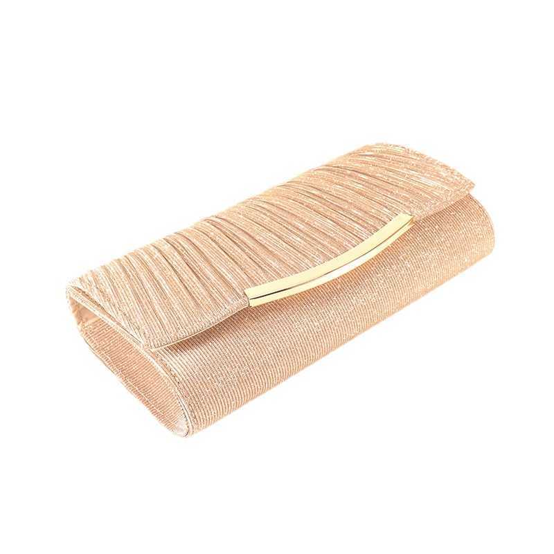 CMM New Womens Dinner Bag Solid Color Flap Wedding Bag Dress Chain Bag Womens Dinner Banquet Bag