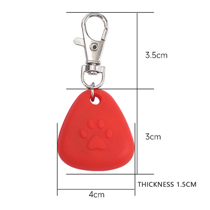 Silicone triangle pendant light-emitting pendant night walking dog anti-lost light outdoor warning light pet supplies hanging ornaments