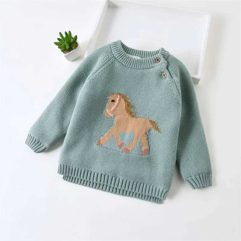 Children boys girls sweaters babies toddlers warm sweaters childrens cartoons thick tops wool zippers W241025