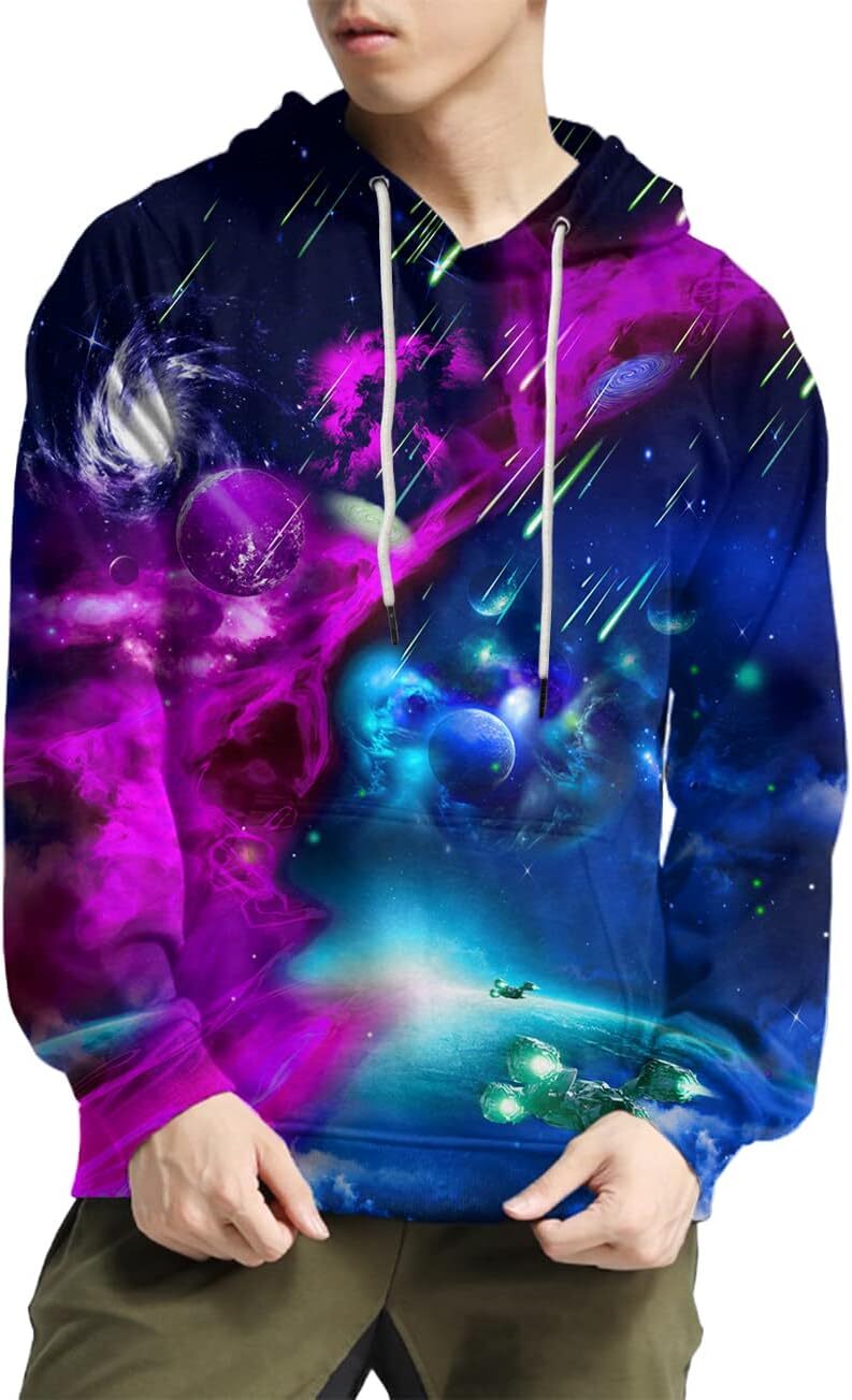 Hoodie for Mens Womens Unisex 3D Printed Hoodies Casual Workout Sweatshirt Graphic Hoodies sweatshirt Fashionable and Warm