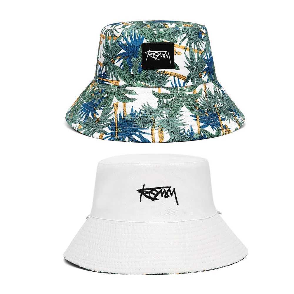 Big Brim Fishermans Hat Reversible Hoi Yi Korean Spring/Summer Mens Wear Street Womens Wear Panama Bob Hip Hop Bucket C W241024
