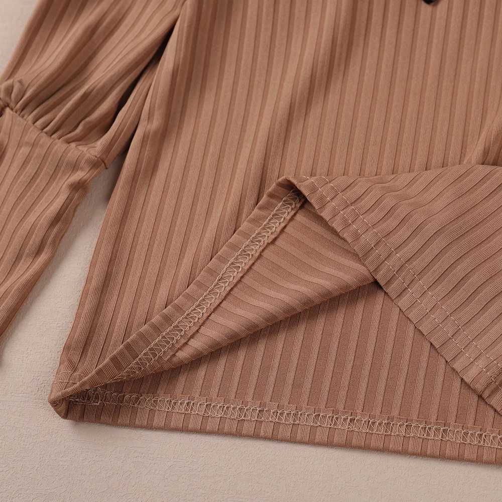 Bear Leader Solid Childrens Long Sleeve Shirt Bottom Sweater Childrens Coat Autumn Childrens Top Casual Boys and Girls Sweater W241025