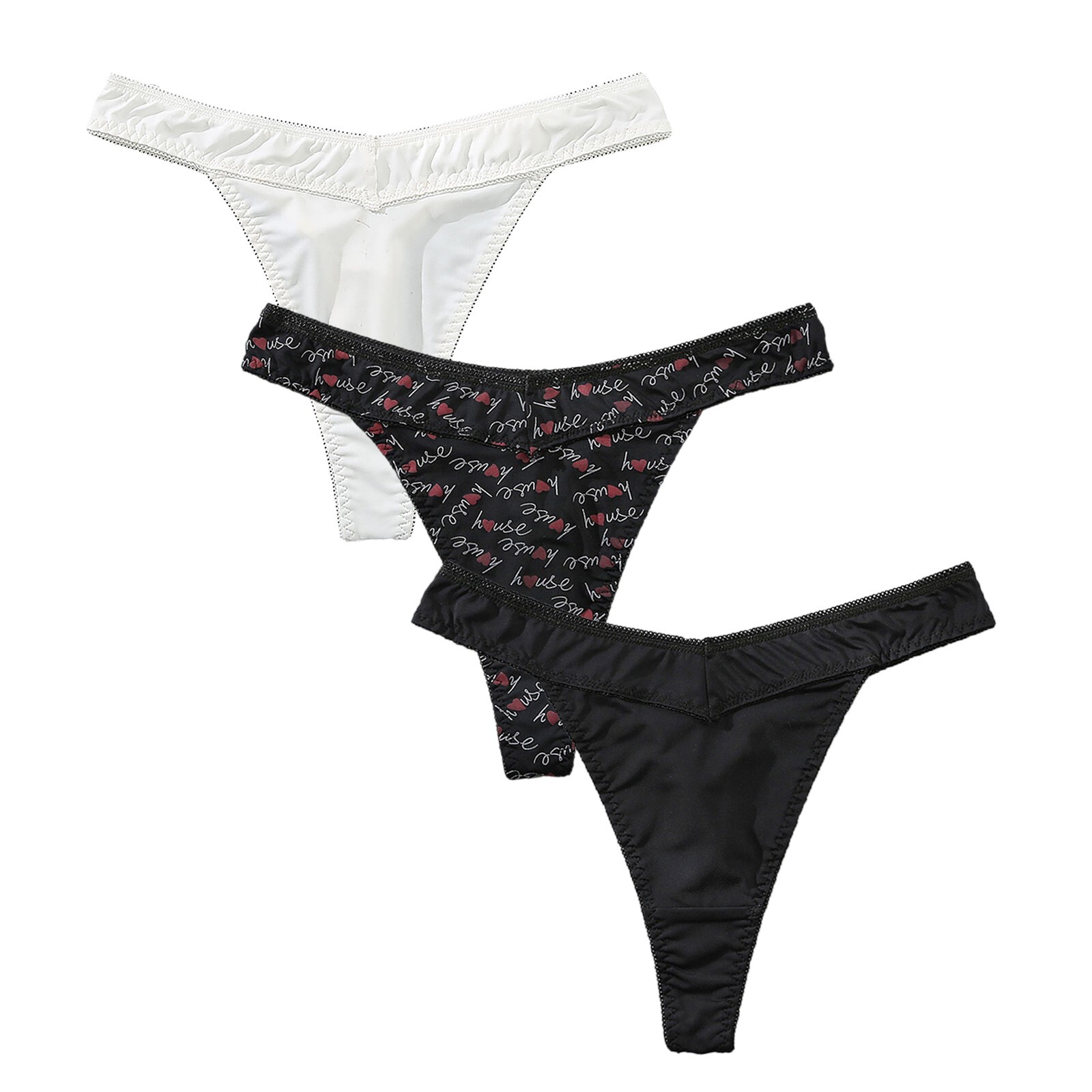 2025 Sexy V Shaped Ice fashion Silk Low Rise Hipster Seamless Thong Granny Panties Women gerie For Ladies Lenceria