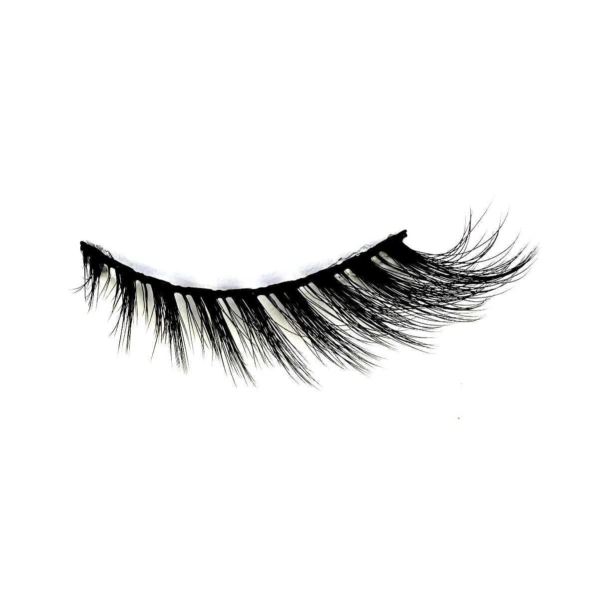 New cat eye eyelashes mink eyelashes 3D curled wings naturally messy ends raised thick false eyelashes soft false eyelashesW241024