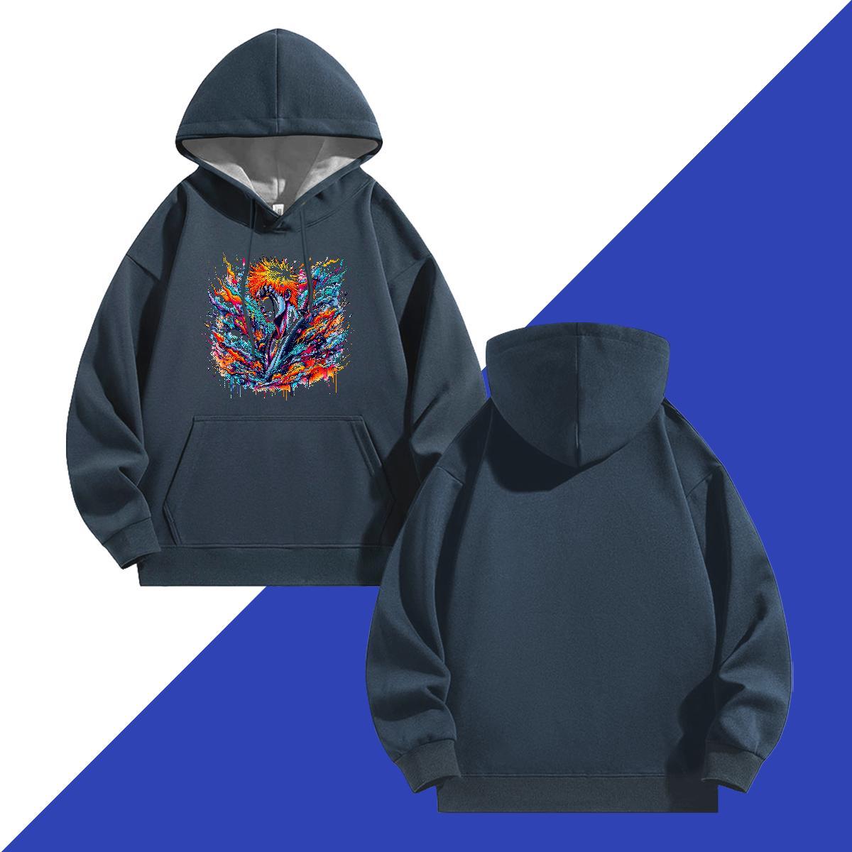 Customized Hoodie Casual Classic Men Clothes Hoodie Breathable Soft DIY Tops Hoody Thick Fleece