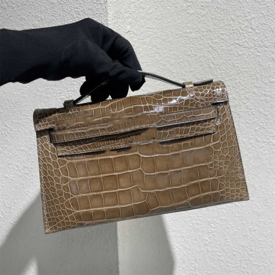 designer bag All tote High-end handmade Shiny Crocodile Handmade wax ing Top craftsmanship Crossbody Bags Shoulder Bag