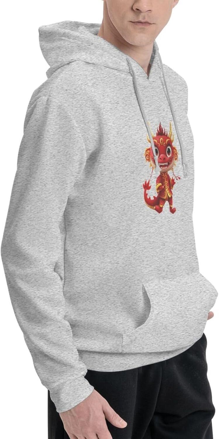 Hoodie for Mens Womens dragon Funny Cartoon Chinese Dragon Print Hoodie for Women Men Animals Lovers Pullover dragon