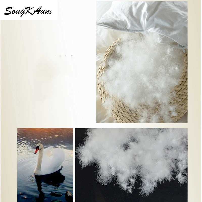 SongKAum 100% white goose/duck down comforter high-quality five-star hotel Twist Flower Duvets Comforters 100% cotton cover W241024