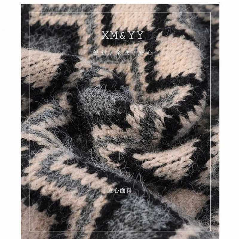 Autumn Children Boys Sweaters Cotton Argyle Thick Turtle Neck Babies Boys Pullover Long Sleeve Knitted Preschool Boys Bottom Top W241025