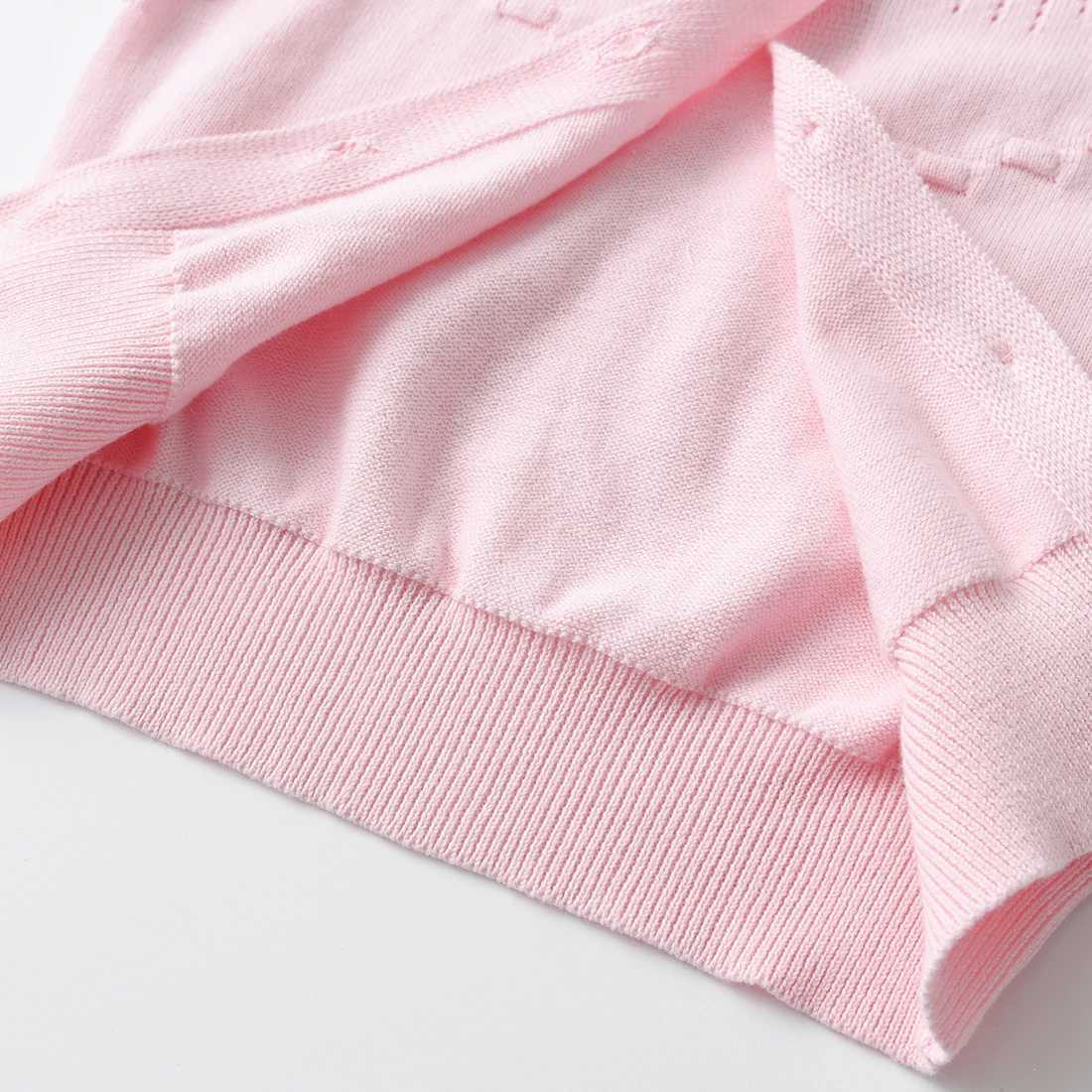 Spring and autumn children girls long sleeves hollow cardigans baby jackets baby coats W241025