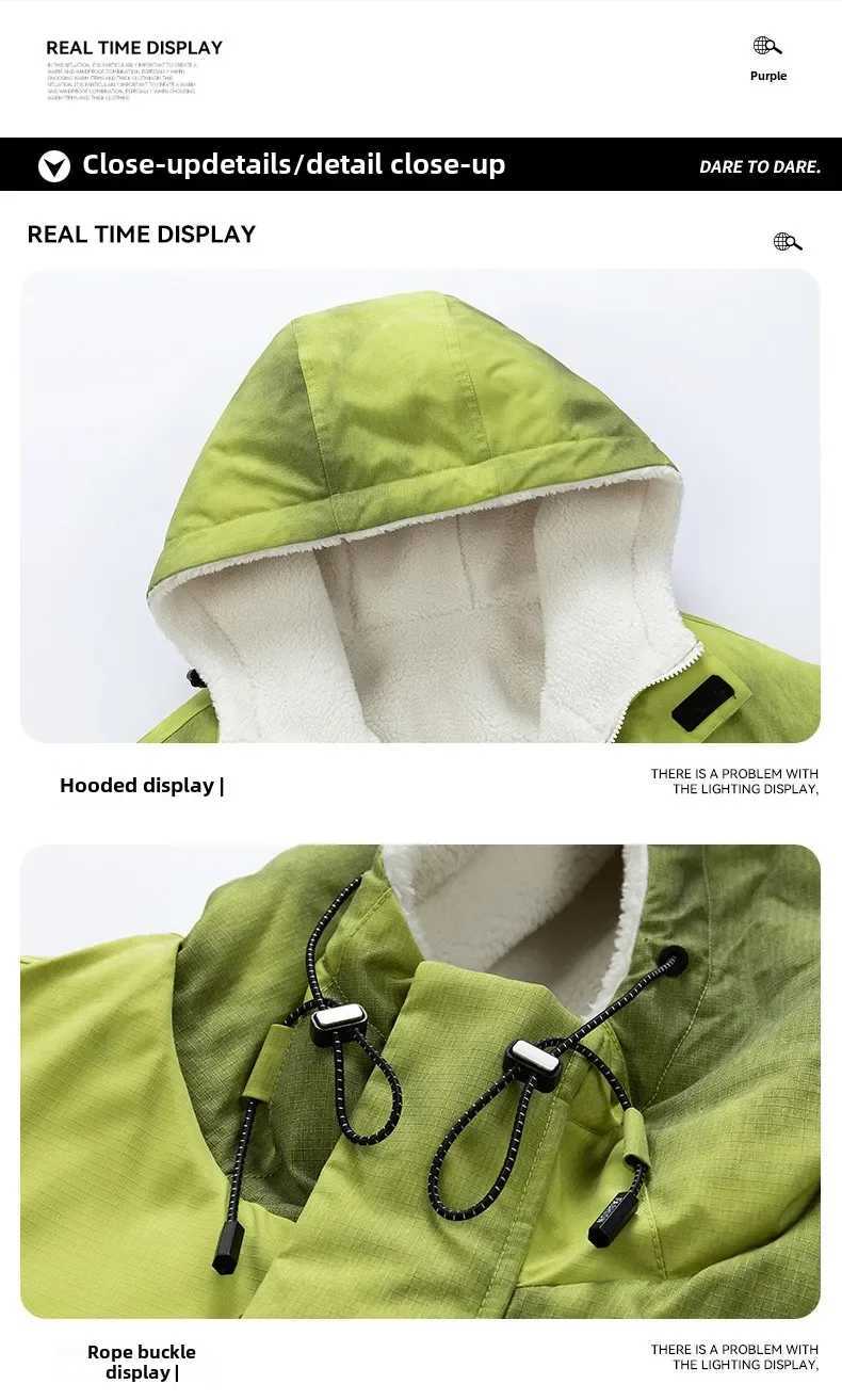 Mens cotton clothing autumn and winter new item solid color double-sided wearable design outdoor travel hooded jacket mens Ramsworth jacket W241024