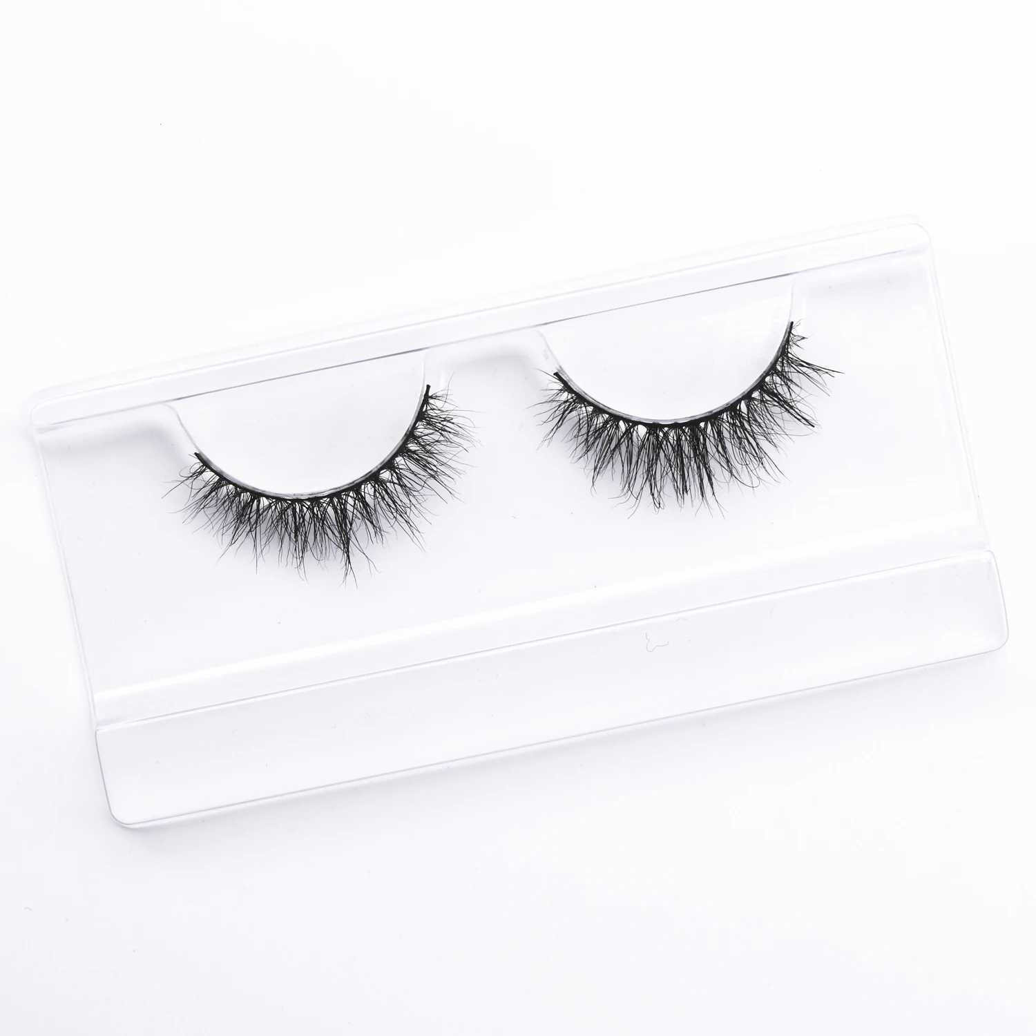 Short eyelash 3D mink eyelash full length eyelash cruel and luxurious mink eyelash makeup natural long eyelash Maquiagem artificial CilsW241024