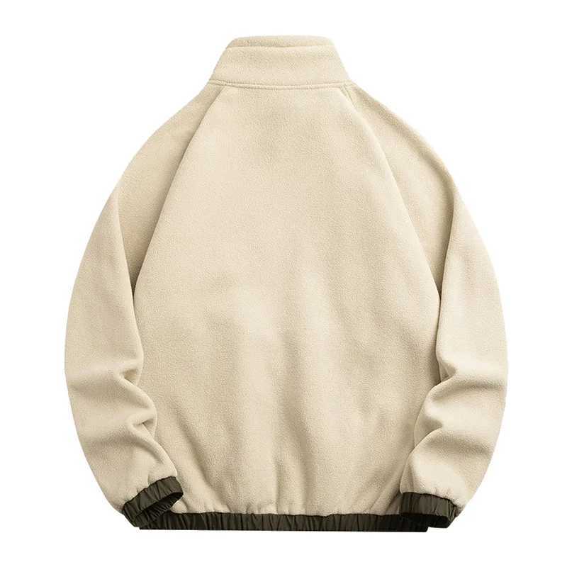 Winter warm thick wool jacket mens fashionable casual jacket mens autumn brand jacket outdoor classic swing arm jacket Lambswool W241024