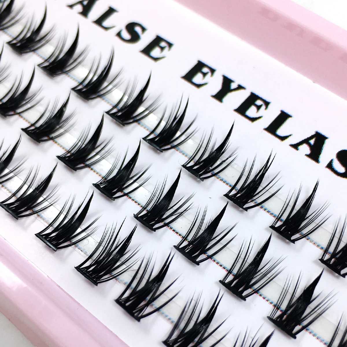 Comic Eyelash 45Pcs 3-Row 3D Artificial Mink Eyelash Natural False EyelashW241024