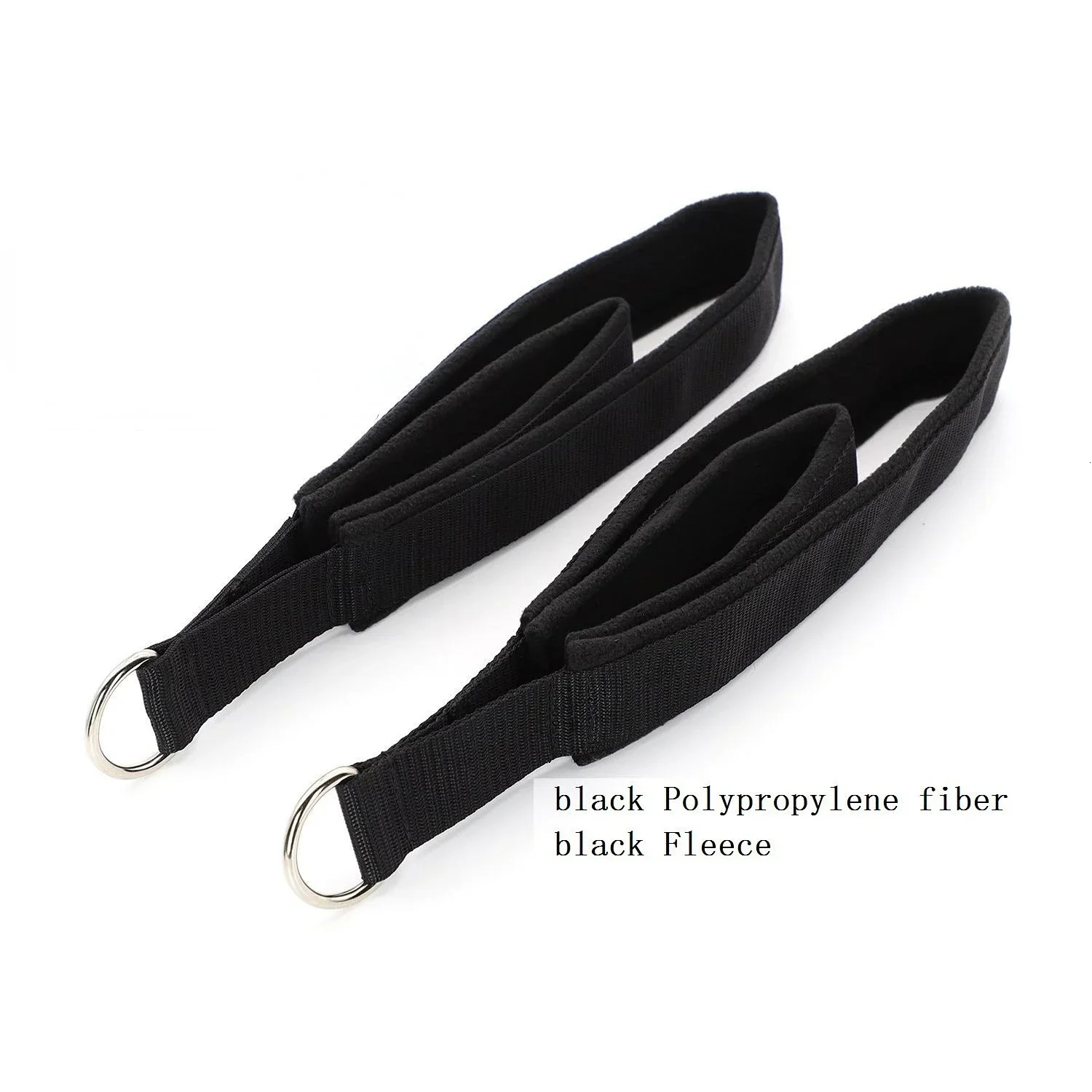 1PC Double Ring Elastic Yoga Pilates Bed Exercise Accessory Ankle Buckle Stretch Strap Resistance Band Cord y241024