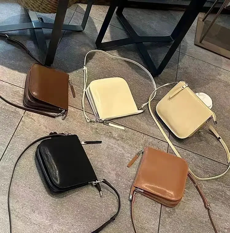 Mobile Bag Ladies PU Leather Womens Crossbody Bucket Shoulder Armpit Purses And Handbags 241021