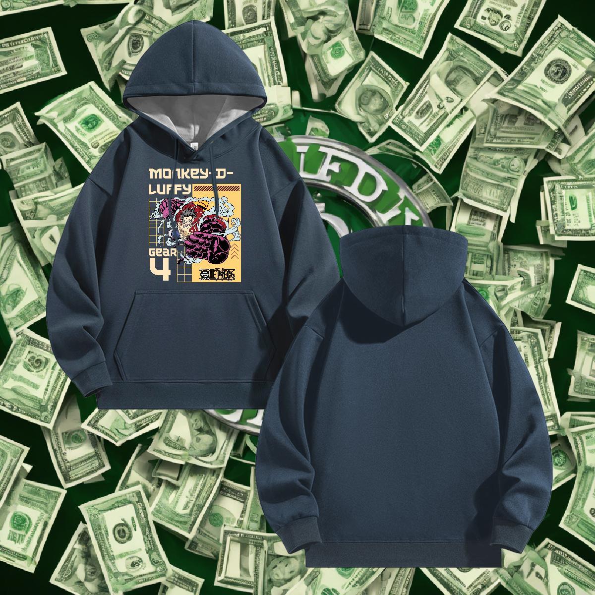 Brand Hoodie Men Hooded Collar Breathable Loose Men Hoodie Anime Oversized US Size Clothes Hoodie Daily Wear Velvet Thick