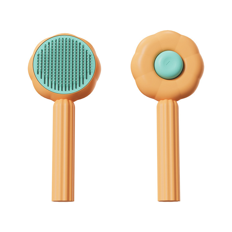 Cat Comb Dog Hair Comb Sunflower Pet Cleaning Comb Spot Sunflower Styling Pet Floating Hair Comb