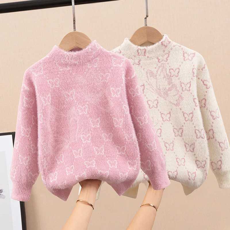 Childrens Sweater Winter Pullover Boys Knitted Warm Sweater Fashion Childrens Top 6 8 10 12 Year Old Teenagers 110-160 W241025