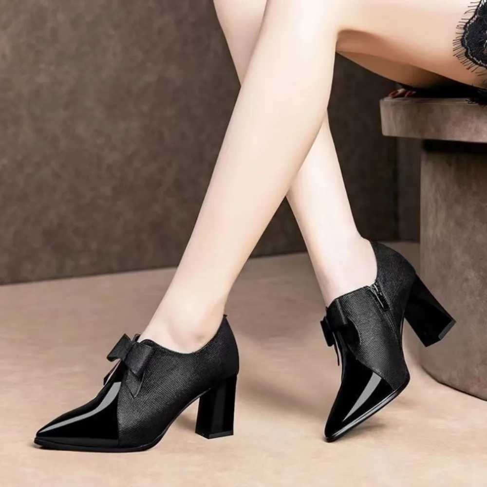 High Quality Sapatos Femininos Womens Pointed Toe Multi Color High Quality Slides - High Heels Womens Office High Heels Womens Dress Shoes T241024