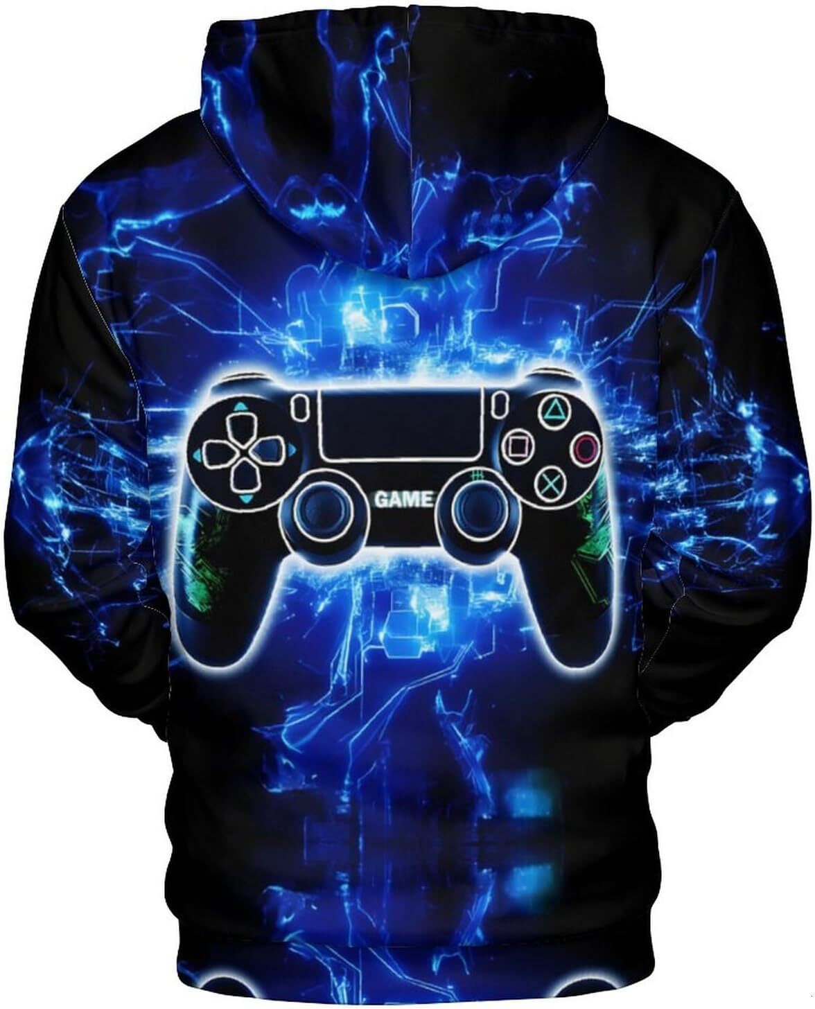 Hoodie for Mens Womens Unisex Novelty Hoodies Graphic Print Hoodies Pullover Sweatshirt Casual Long Sleeve Pockets,All-in-one fashion Pullover Long Sl