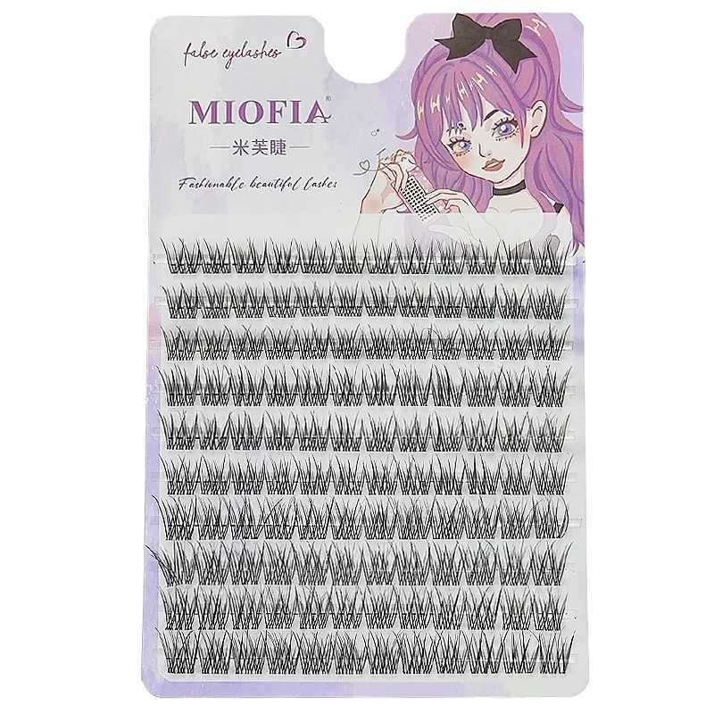 1/box 120 bundles of mink false eyelashes natural Russian 3D eyelashes personal eyelash extension cluster makeup tools wholesale eyelashesW241024