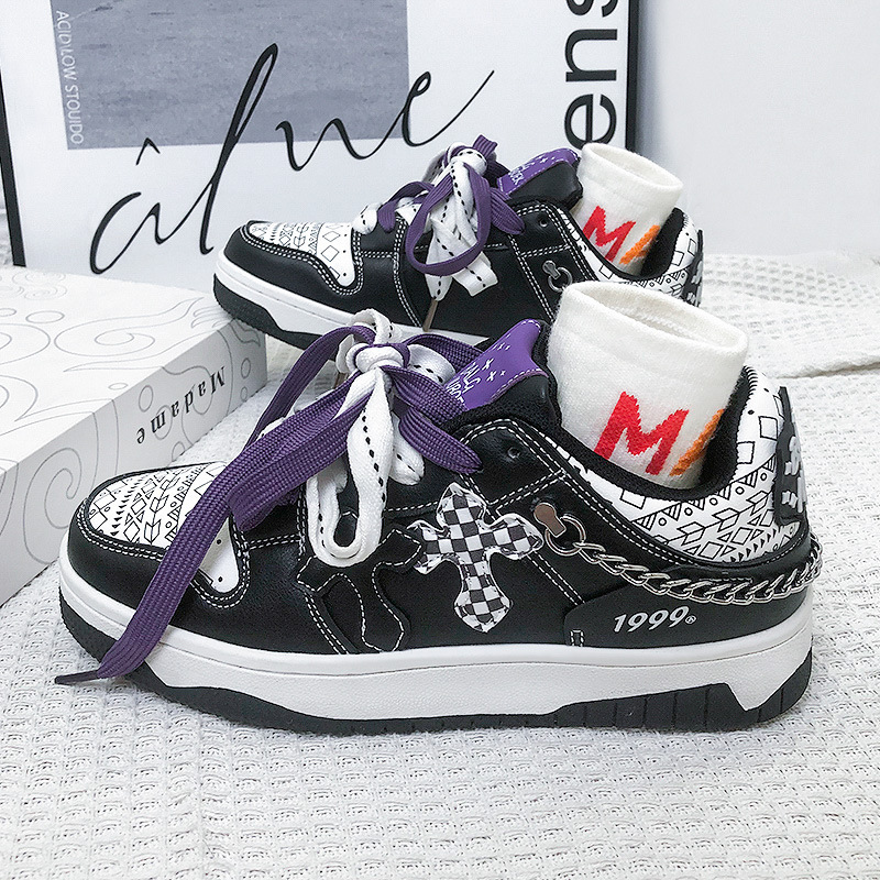 New Versatile Couple Men and Women Casual Student Skateboarding Shoes