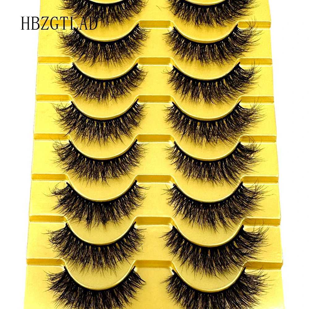 38 styles 10 pairs of natural long 3D mint false eyelashes false eyelash makeup kit mink eyelashes extended eyelashes short eyelashesW241024