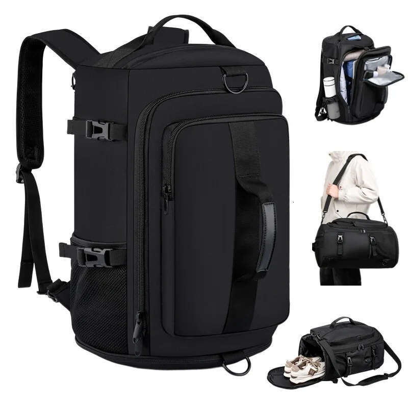 Multifunctional Leisure Mountaineering Fiess Backpack 50L Large Capacity Travel Handbag Can Hold A 19-Inch Laptop