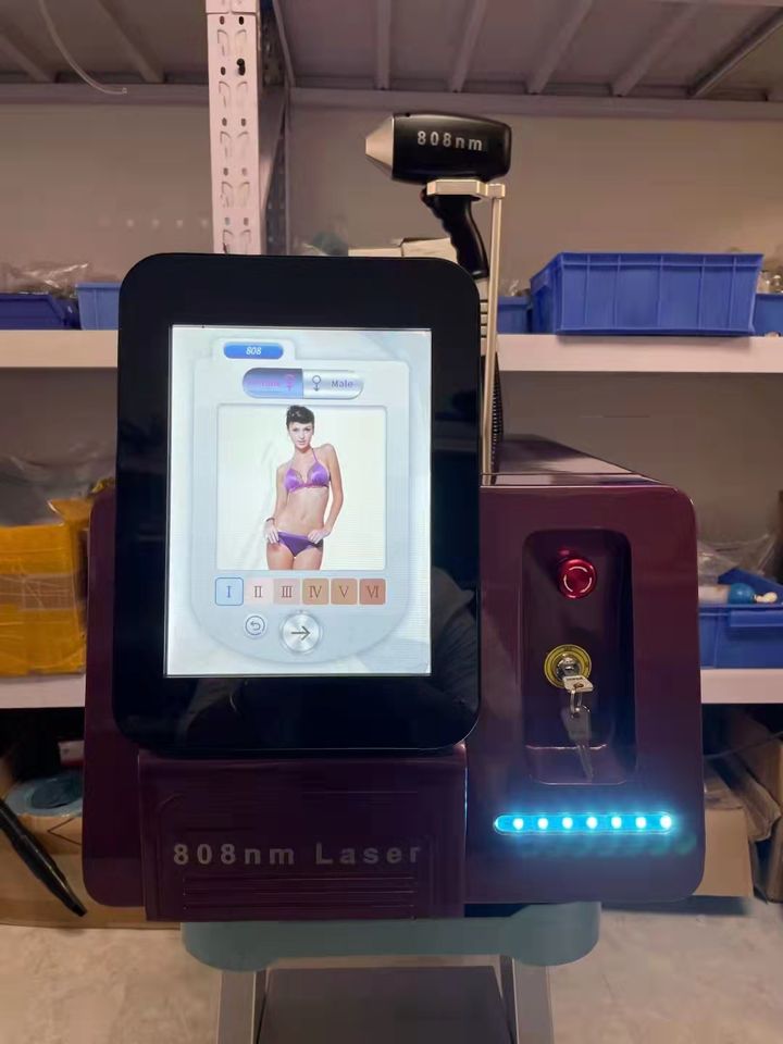 Portable Ice Cooling System Diode Laser Hair Removal 755Nm 808Nm 1064Nm Hair Removal Beauty Machin