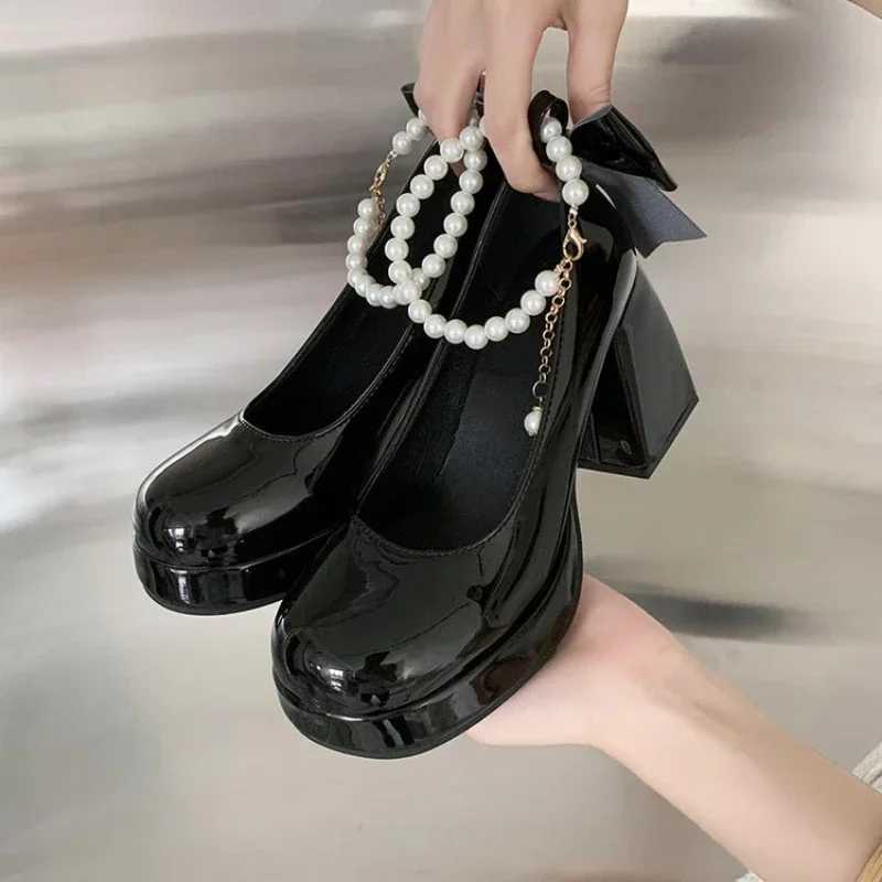 High Quality New Fi Pu Leather Womens High Heels Party Wedding Shoes for Womens Shoes T241024