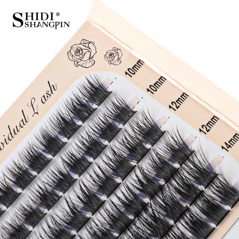 6 rows of 72 clusters of personal false eyelashes 10/12/14mm Wispy fluffy false eyelash makeup tool eyelash extension tool CiliosW241024