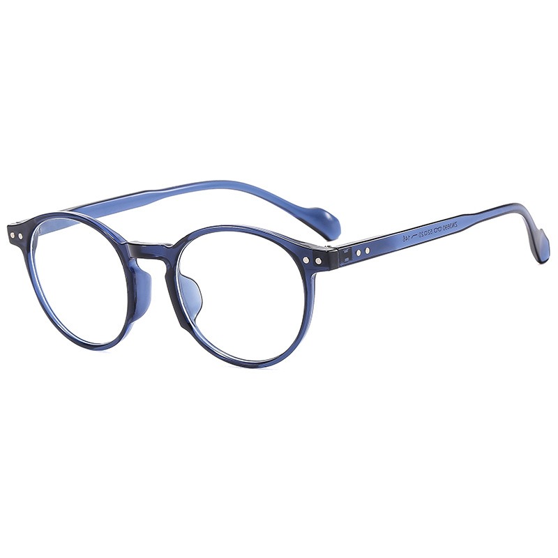 Frame Round Rice Nail European and American Cross-border 2024 New Fashion Trend Street Photography Concave Shaped Hip-hop Sunglasses