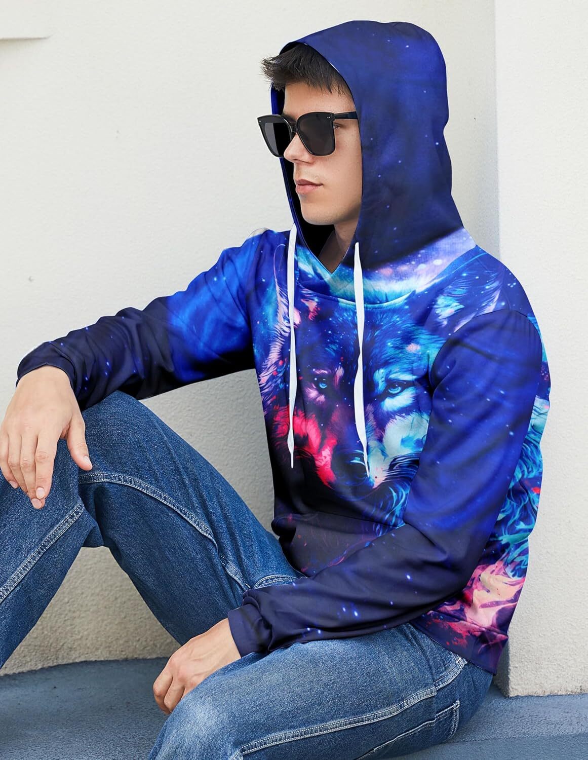 Hoodie for Mens Womens Mens Womens Fleece Liner Hoodies Novelty Graphic Pullover Hooded Sweatshirts Graphic Hoodies sweatshirt Pullover Long Sleeve