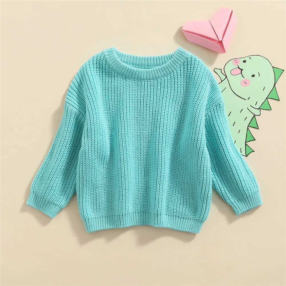 15 colors autumn childrens knitted sweater 0-5Y newborn boys and girls candy color zipper casual cotton baby sweater clothing W241025