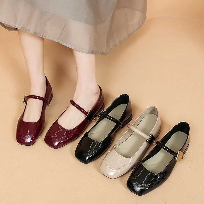 High Quality Summer Shoes Womens Square Toe Low Boots New Fi Dress Elegant Shoes Lightweight Style T241024