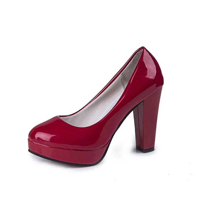 High Quality Spring/Summer New Womens Fi Pump Platform High Heels Simple Womens Leather Black and White Shoes Elegant Thick High Heels T241024