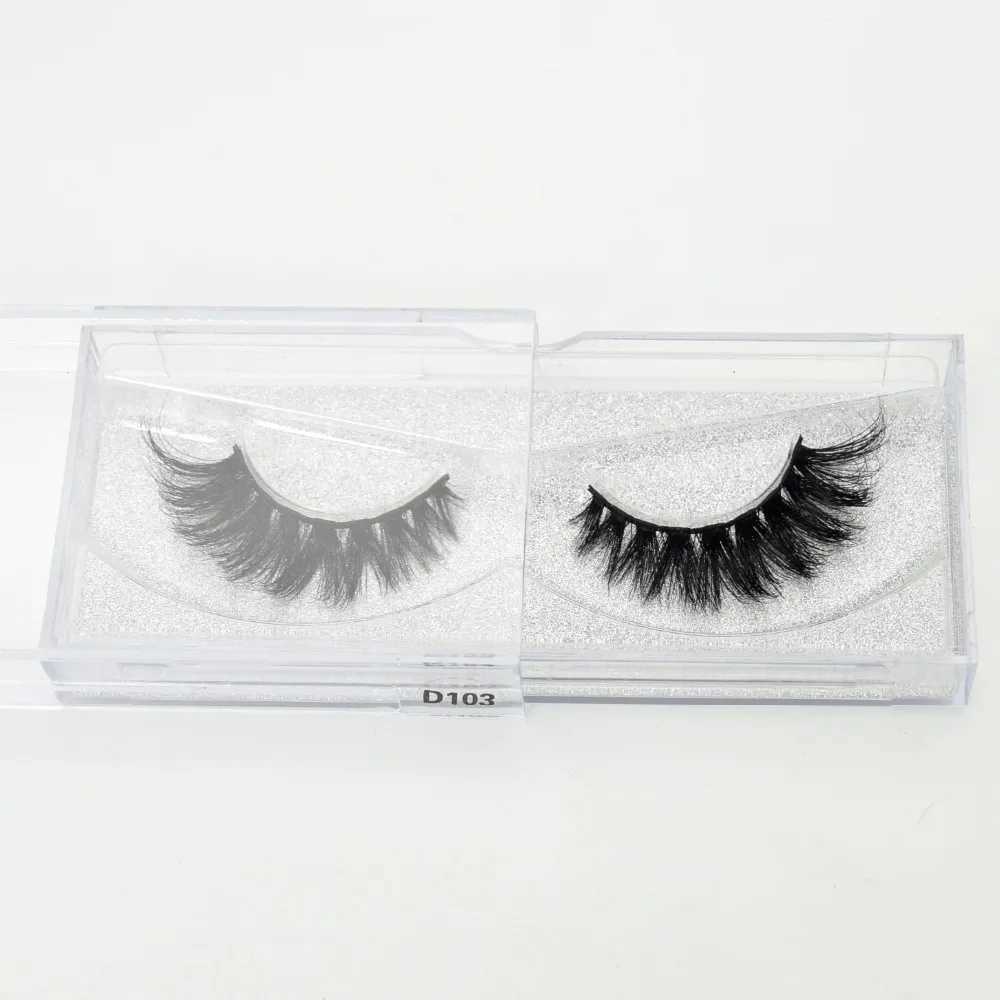 Visofree 3D mink eyelashes high volume handmade mink false eyelashes thick full lashes cruel and cilia free stickersW241024