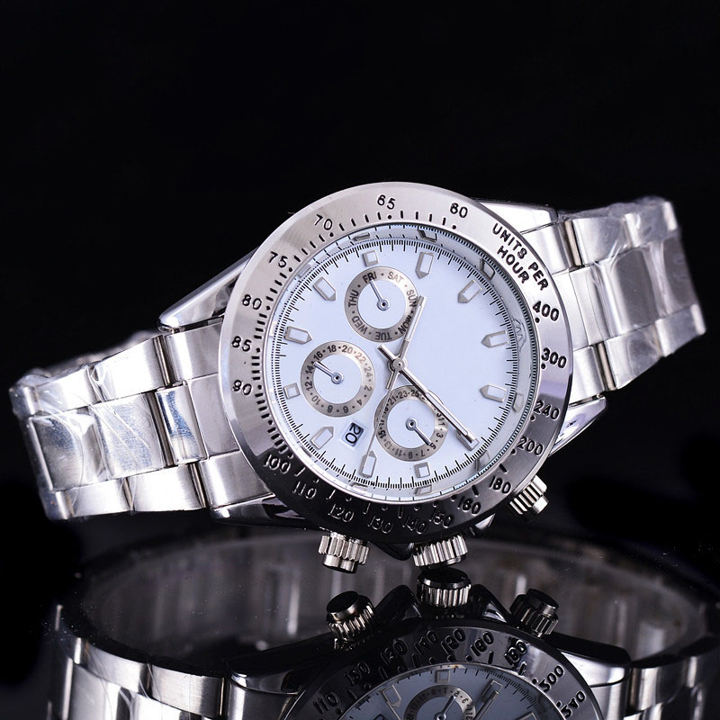 40mm High Quality Men's Belt Fashion Quartz Watch Men Round Business Student Sport Clock