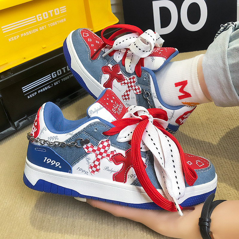 New Versatile Couple Men and Women Casual Student Skateboarding Shoes