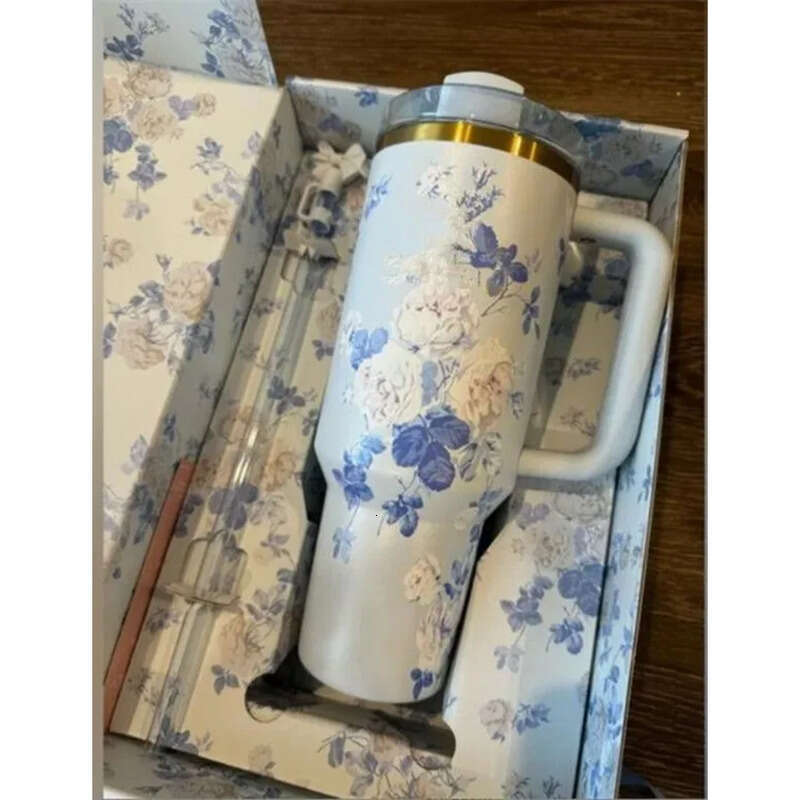 US Local Warehouse 40 oz Wicked Cups Stainless steel tumblers with handle and Straw 40oz Clean Slate Purple Stars Chocolate Gold Car Mugs new