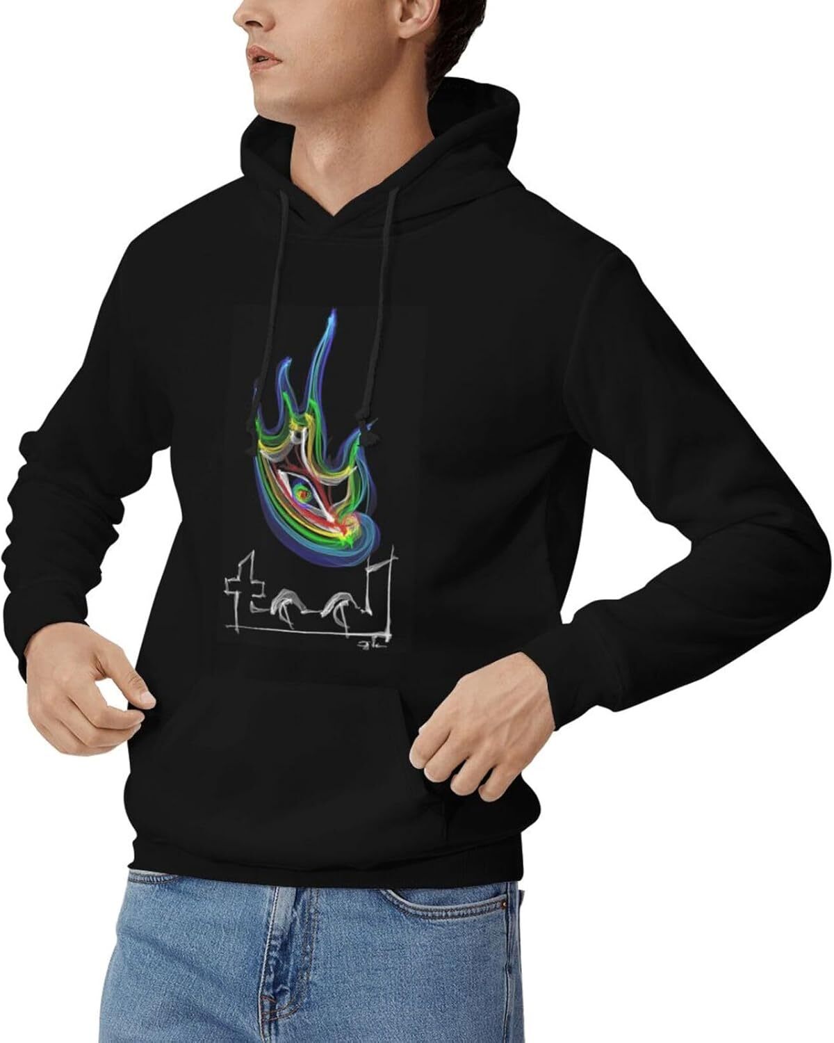 Hoodie for Mens Womens Mens Fashion Hoodies 3d Print PosterCasual Pullover Hooded Sweatshirt With Pockets Graphic Fashionable and Warm