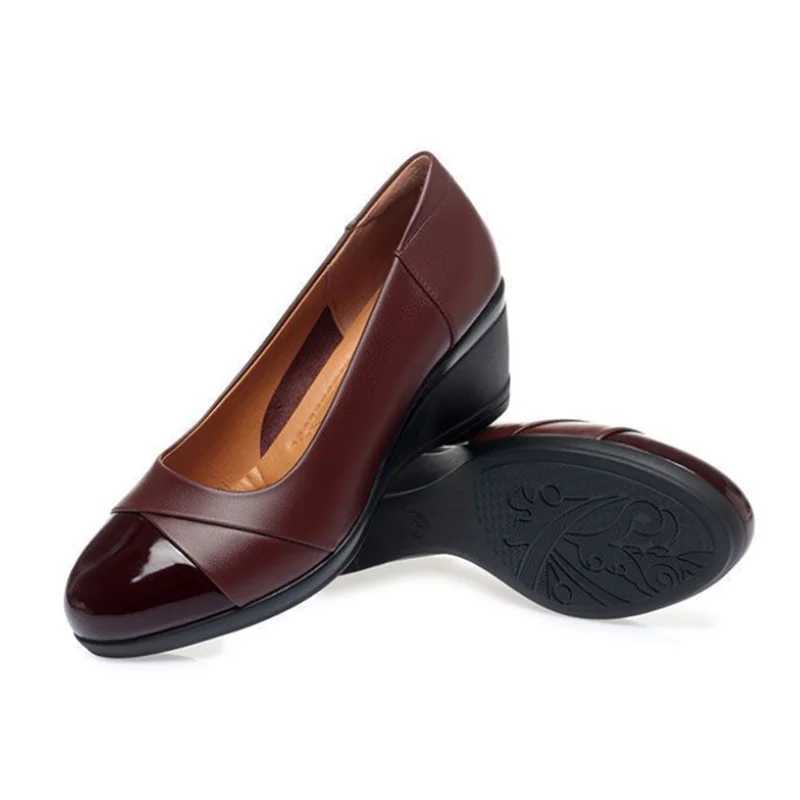 High Quality Zapatos De Mujer womens Fi beige Pu leather slider toe high heels womens casual navy blue spring shoes B9078 T241024