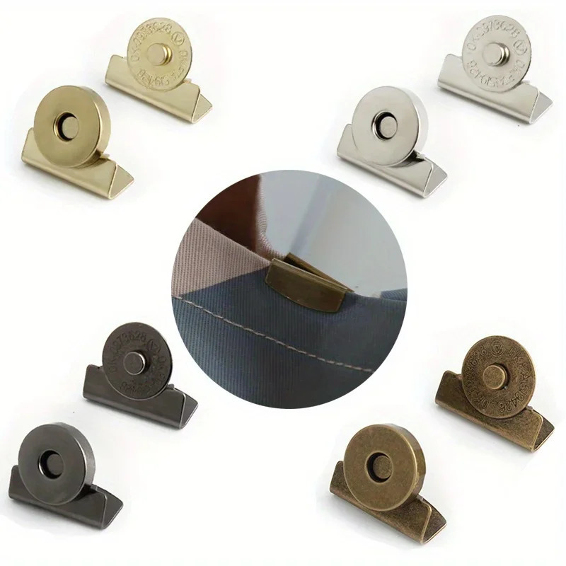 5PCS20PCS 207mm 4color canvas bag wallet magnetic buckle No need to sew shoulder clothes DIY handicraft clre 241017