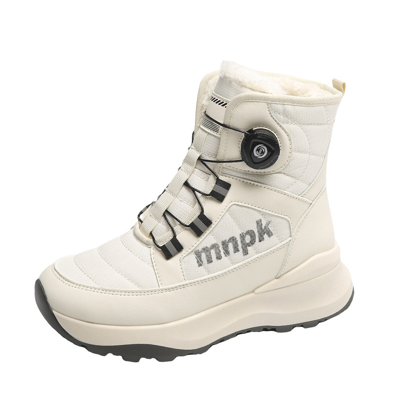 free shipping new designer men womens winter couple snow mens plush thick warm cotton shoes short boots a6bc