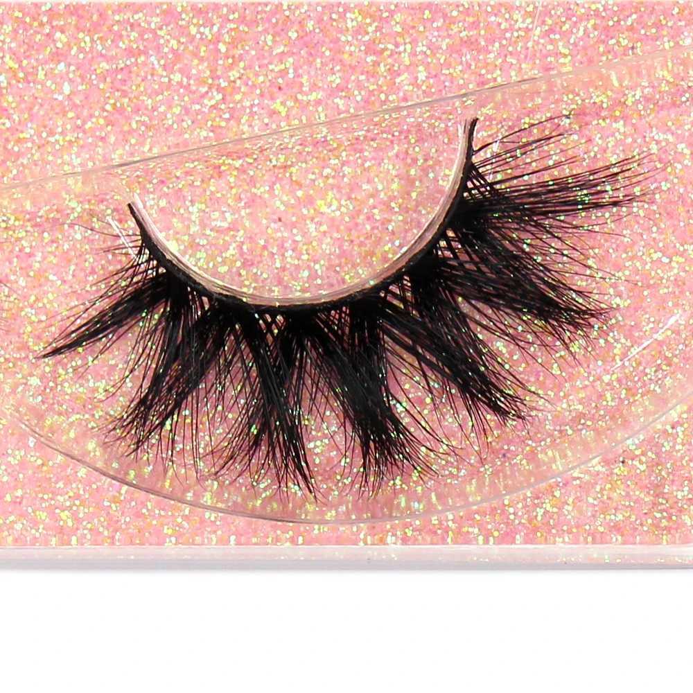 FOXESJI makeup eyelashes 3D mink eyelashes fluffy and soft Wispy natural cross eyelash extension reusable false eyelashes mink false eyelashesW241024