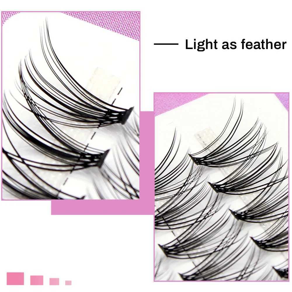 Moonlily High Quality 20D 30D Artificial Mink Eyelash Grafted Professional Makeup Single Cluster Eyelash Natural Soft BundleW241024
