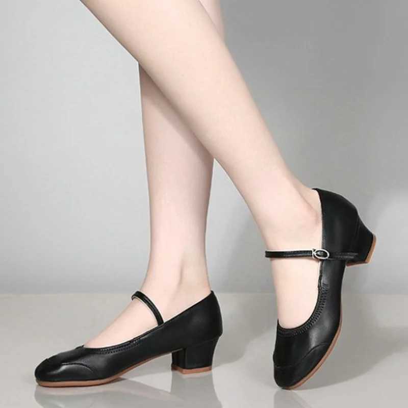 High Quality Cresfimix Zapatos De Mujer Womens Fi Round Toe Black Patent Leather Spring Sliding Block Square Pedal Office Pump Pedal Shoes A1239 T2410